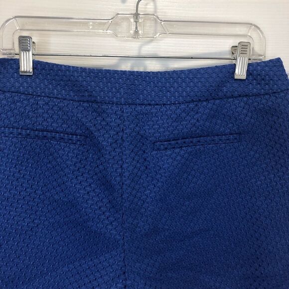 Elle scalloped hem blue shorts size 10 - Picture 8 of 12